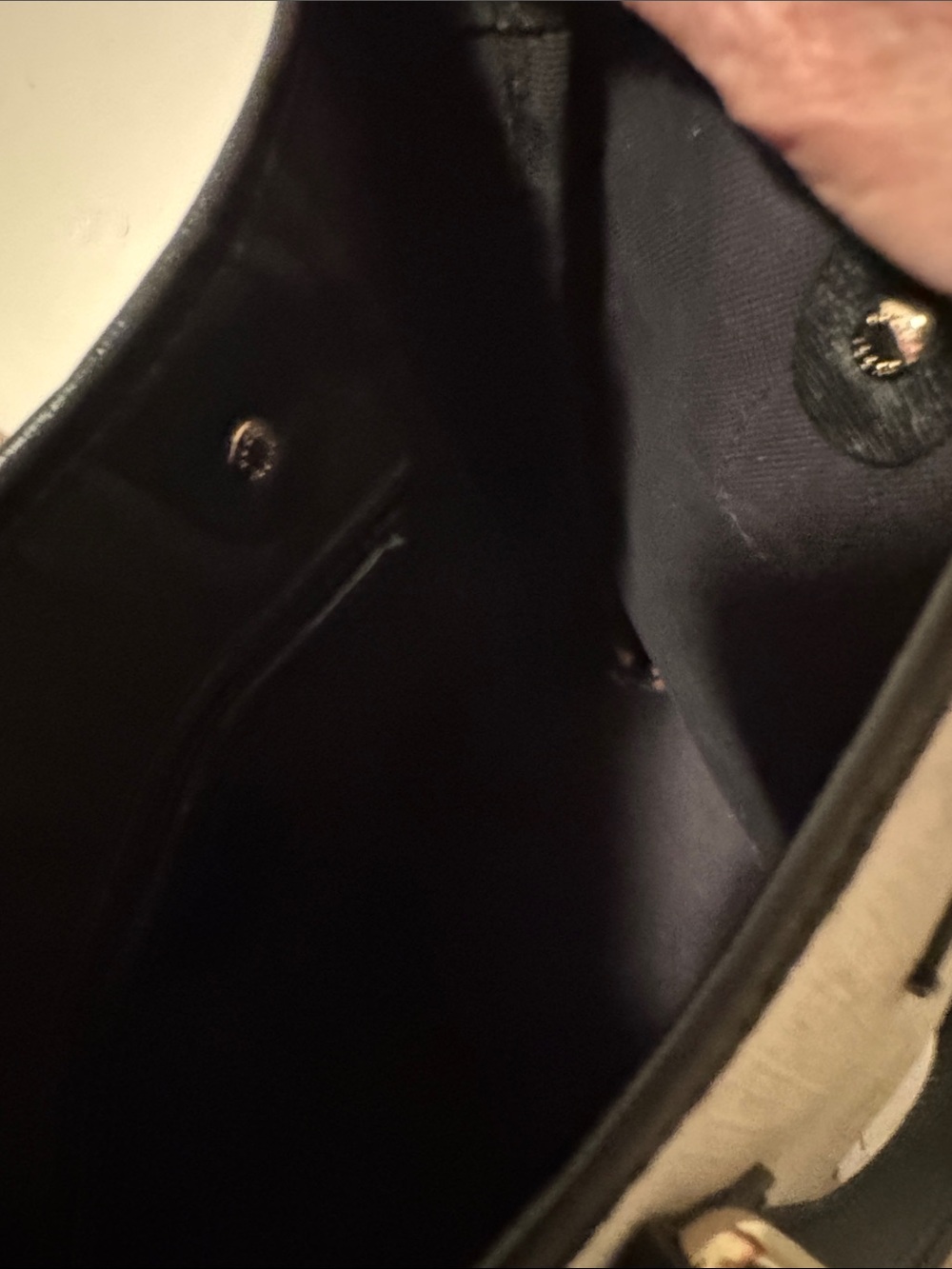 Gucci White Canvas Tote with Black Leather Trim comes with COA as pictured. - Picture 9 of 11